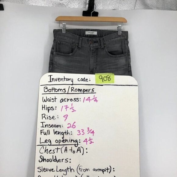 Moussy Vintage Denim MV Helix distressed Skinny Jean in Light Black size 26 - Picture 15 of 16